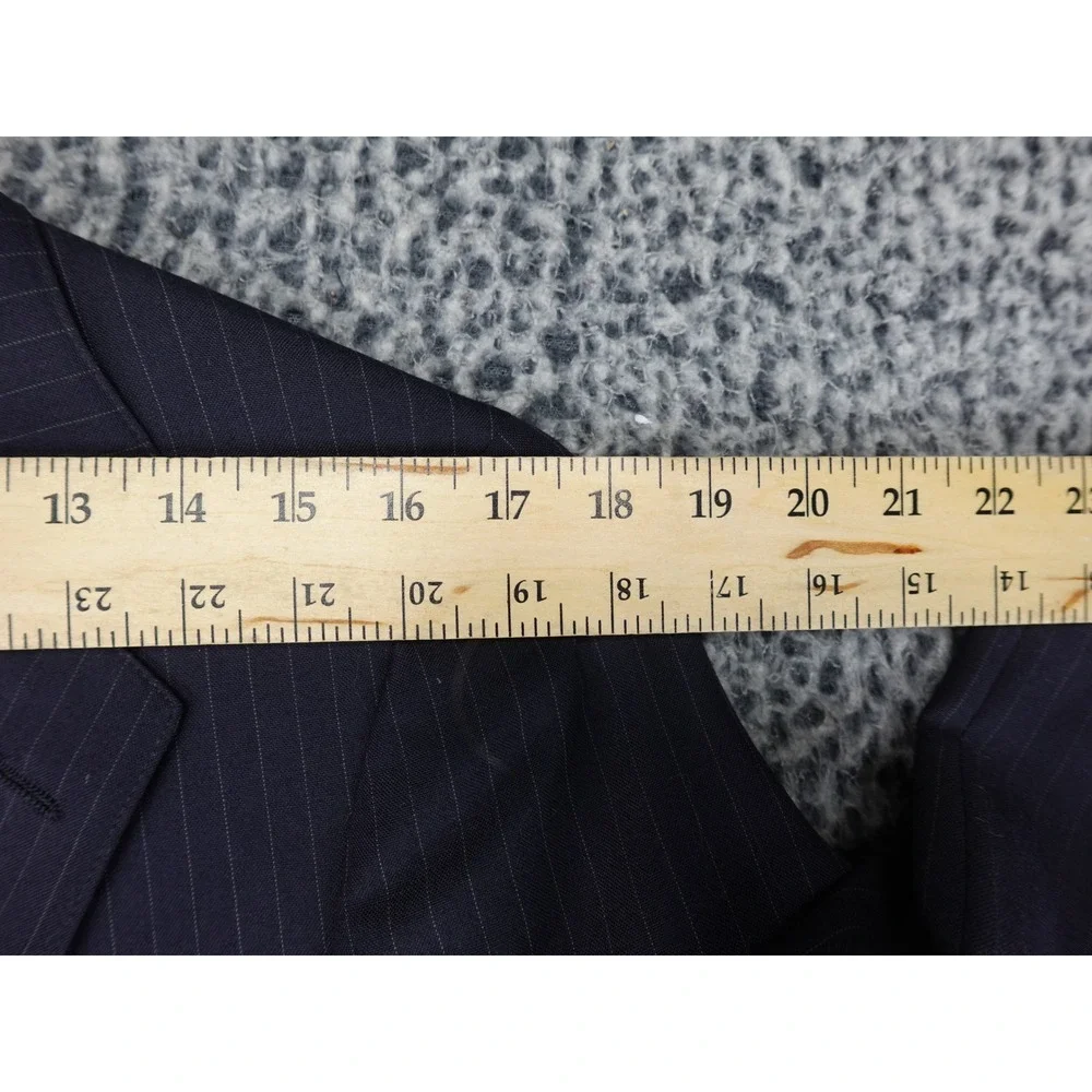 Polo University Club Ralph Lauren Blazer Mens 40R Navy Pinstripe Good Wool Suit